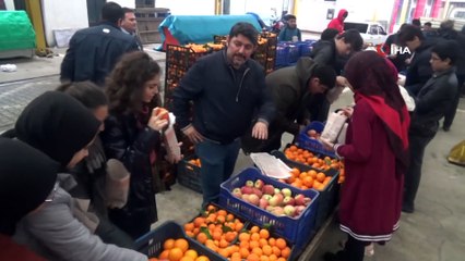 Yerli Malı Haftası'nda 6 ton meyve öğrencilere dağıtılacak