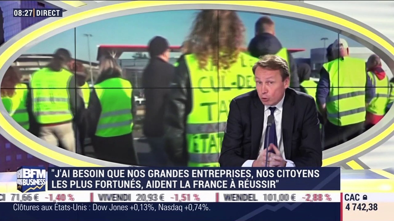 "J'ai besoin que nos grandes entreprises, nos citoyens les plus fortunés, aident la France à réussir", Denis Payre - 11/12