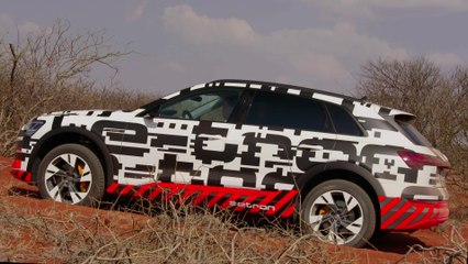 Audi e-tron Prototype in Namibia Offroad Driving