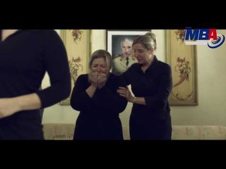 شوف مي عز الدين تلبس فستان ابيض في عزاء زوجها في مشهد مؤثر جدا