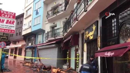 Amasra'da Fırtına Çatıları Uçurdu