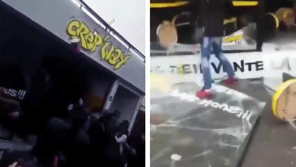 Des lycéens cassent et pillent une crêperie à Aulnay-sous-Bois