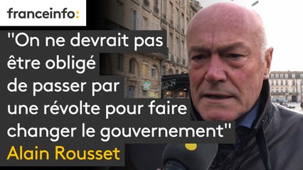 Alain Rousset :  "On ne devrait pas être obligé de passer par une révolte pour faire changer le gouvernement"