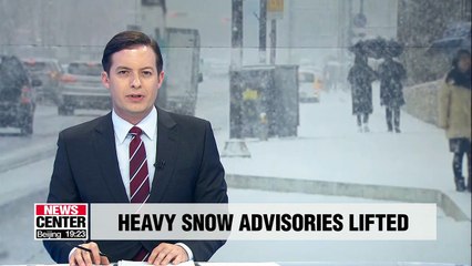 Download Video: Heavy snow advisories lifted but roads still icy