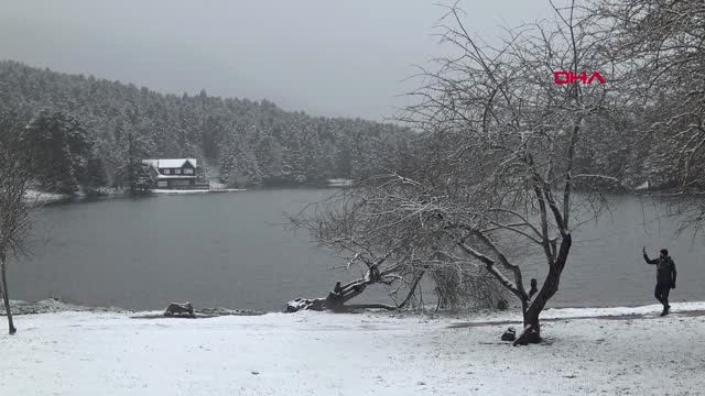 Bolu-Gölcük'te Kar Güzelliği