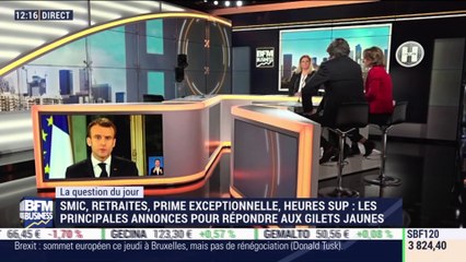 La question du jour: Annonces et tonalité, Emmanuel Macron a-t-il réussi à se rapprocher des Français ? – 11/12