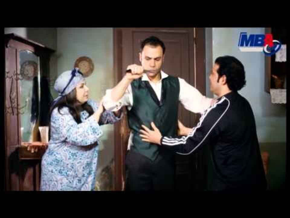 مشهد جامد جداً محمد امام يهجم على سعد الصغير با...