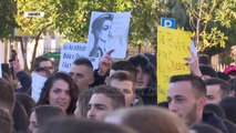 Protestojnë studentët e universiteteve në rrethe - Top Channel Albania - News - Lajme
