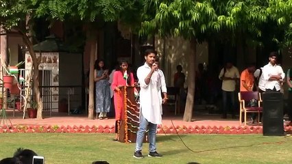 Singing Performance by Nakul Kataria, student RIET Jaipur on Independence Day