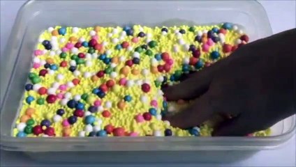 Crunchy | Clear | Flubber | Fluffy | Edible | Glitter Satisfying Slime ASMR #80