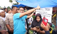 Kunjungi Pasar Kota Pinang, Sandi Diminta Pulang Oleh Pedagang