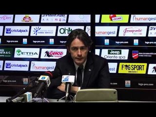Mister Filippo Inzaghi conferenza post Teramo - Venezia fc