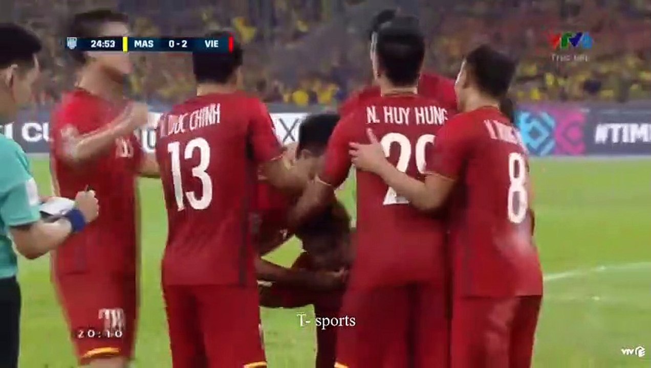 Vietnam vs Malaysia 2-2 Full Highlights – AFF SUZUKI CUP 2018