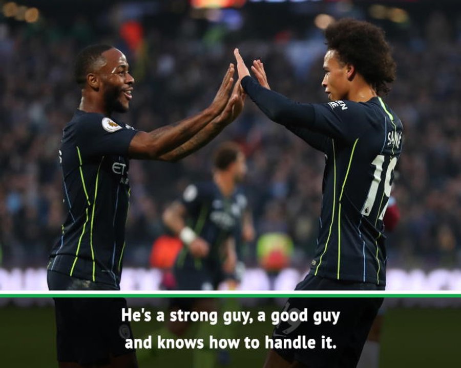 Sterling knows how to handle racism - Sane