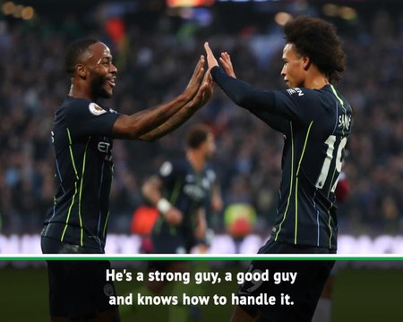 Sterling knows how to handle racism - Sane