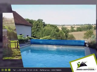 Maison longère isolée 2,5 ha A vendre Chantelle 150m2 + Terrain 25743m2