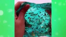 Gold Foil Slime Mixing - Satisfying Slime ASMR Video #1