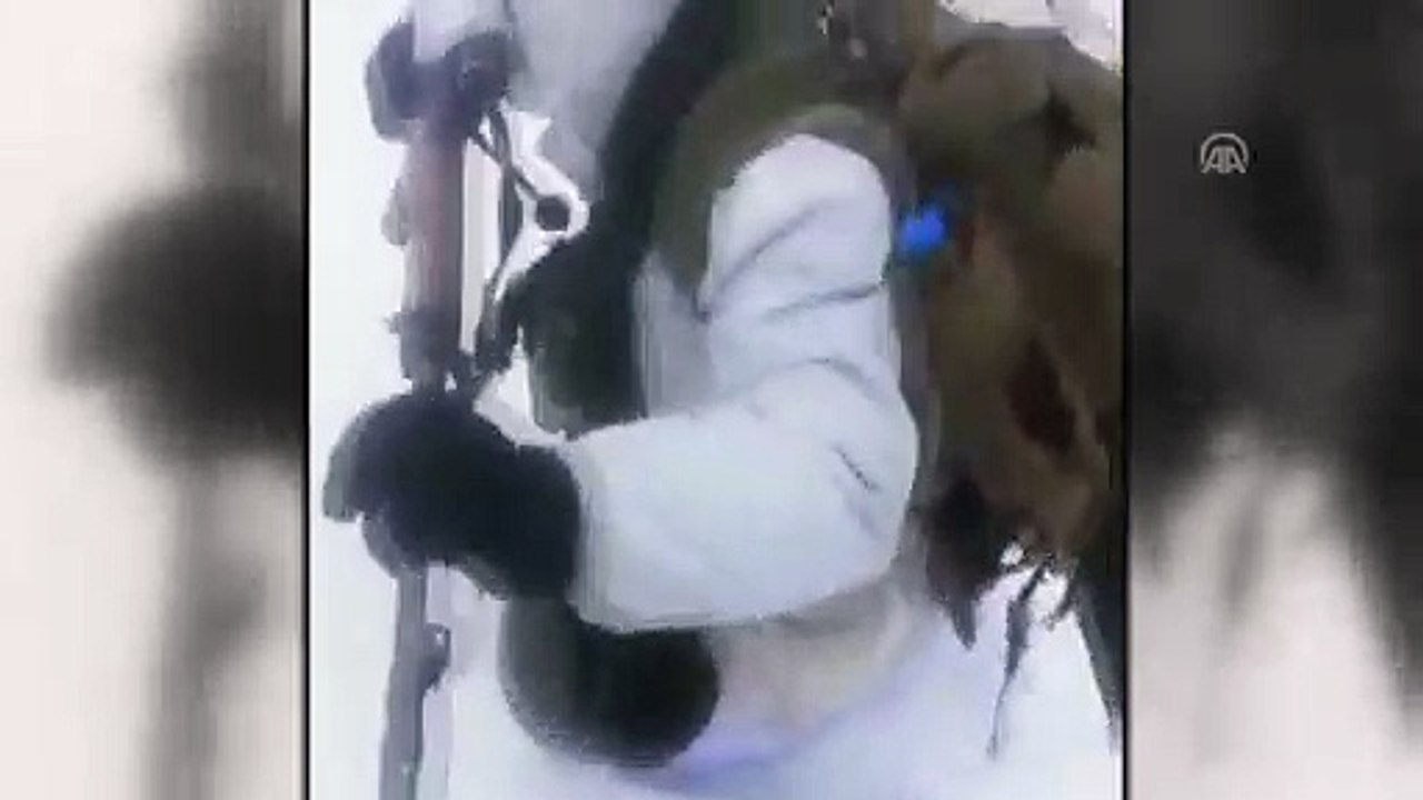 Mehmetçik karla kaplı dağlarda operasyonlarını sürdürüyor - HAKKARİ