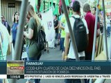 Paraguayos marchan para exigir el cumplimiento de los Derechos Humanos
