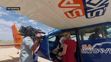 102-year-old woman breaks skydiving record