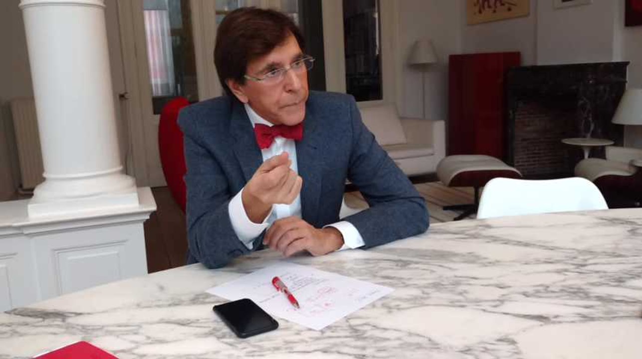 Mons Elio Di Rupo 1 se prononce sur son changemennt de vie et du gouvernement.Video eric.ghislain@sudpresse.be