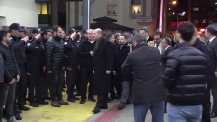 Rize Bakan Soylu Hastaneye Geldi