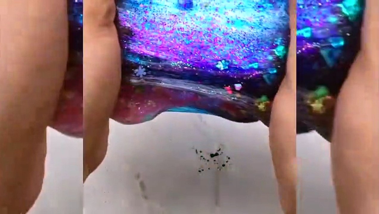 Slime Coloring - Satisfying Slime ASMR Video #75!