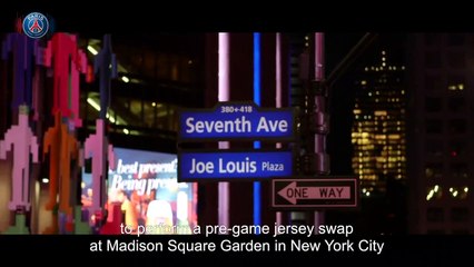 NBA stars honor Paris Saint-Germain in New York