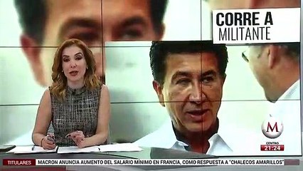 A los chaqueteros se les olvida: Héctor Yunes al correr a ex priísta