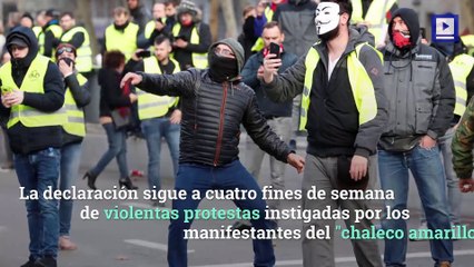 Macron promete aumentar el salario mínimo en Francia