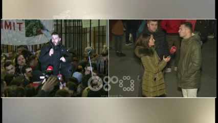 Studentët bllokojnë Zogun e Zi, rezistencë edhe në Ministrinë e Arsimit: Ndërkombëtarët të ndërhyjnë