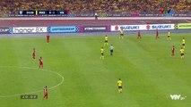 Đức Huy ghi bàn trong chung kết AFF lượt đi Malaysia-Việt Nam