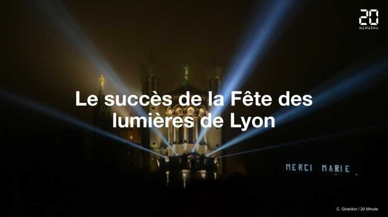 Le succès de la Fête des lumières de Lyon