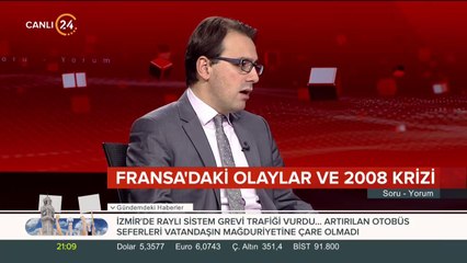 Fransa Olayları ve 2008 Krizi