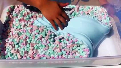 Relaxing Slime ASMR - Mixing Random Things Into Slime #03