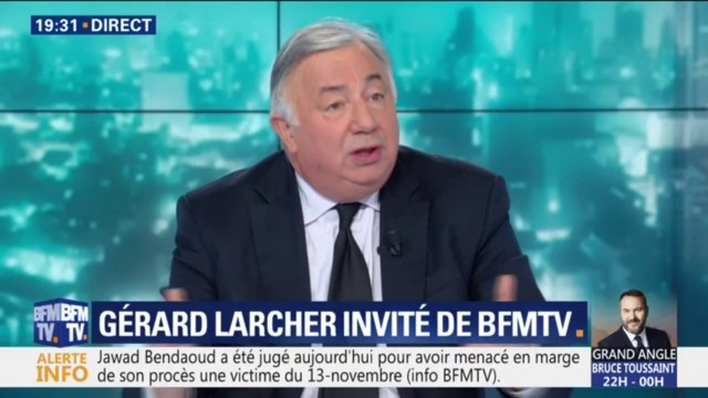 Le président du Sénat Gérard Larcher juge nécessaires les mesures annoncées par Emmanuel Macron