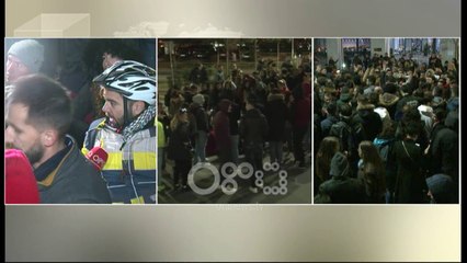 Ora News - Protesuesi: Personat që qëndruan tek ministria donin të ndanin protestën