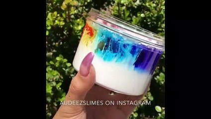 Avalanche Slime-Amazing Slime ASMR Video