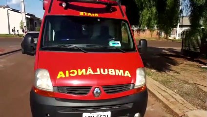 Homem é socorrido ao sofrer queda no Santa Felicidade