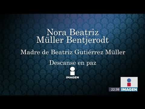 Así fue como Beatriz Gutiérrez Müller informó sobre la muerte de su madre | Noticias con Ciro