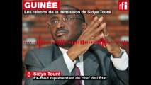 Guinée: les raisons de la démission de Sidya Touré