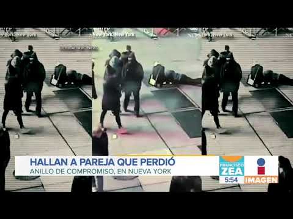 Se le cae anillo de compromiso a pareja a alcantanrillas | Noticias con Zea