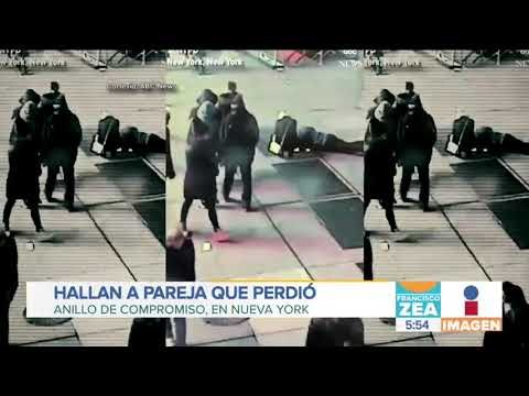 Se le cae anillo de compromiso a pareja a alcantanrillas | Noticias con Zea