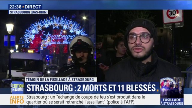 Strasbourg: J'ai vu des gens courir, affolés, des enfants qui pleuraient , raconte ce témoin