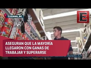 Migrantes comienzan a trabajar en Tijuana