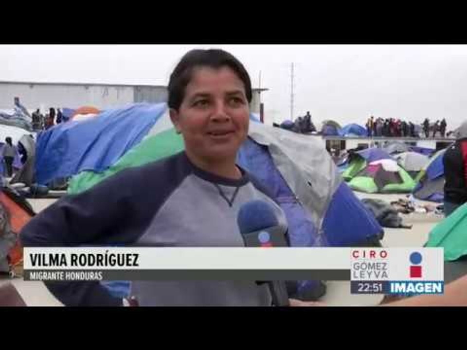 Migrantes ahora sufren las lluvias de Tijuana |...