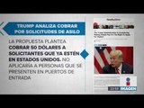 Reportan que gobierno de Donald Trump empezaría a cobrar solicitudes de asilo | Noticias con Ciro