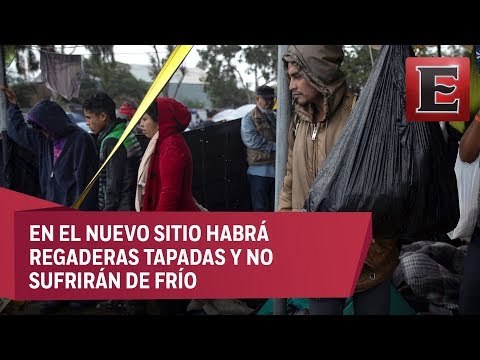 Tijuana cambia de albergue a migrantes centroamericanos