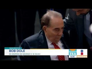 Bob Dole se despidió de su amigo George H.W. Bush | Noticias con Francisco Zea