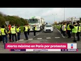 Alerta máxima en París por protestas contra alza de precios de combustibles | Noticias con Yuriria
